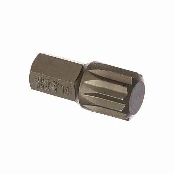 Бита 12-лучевая SPLINE M14х30ммL, 10мм Force F1783014
