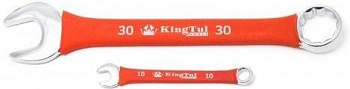 Ключ комбинированный 22мм в прорезиненной оплетке KingTul kraft KT-30022k