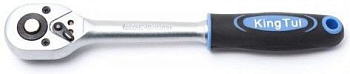 Трещотка 1/2" (24зуб) с прорезиненной рукояткой KINGTUL KT601004