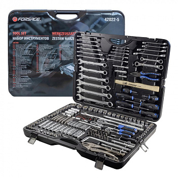Набор инструмента 202пр. 1/4"& 3/8"&1/2" (6гр.)(4-32мм) Forsage F-42022-5
