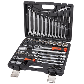 Набор инструмента  76пр. 1/4"&1/2" (6гр.) AV Steel AV-011076