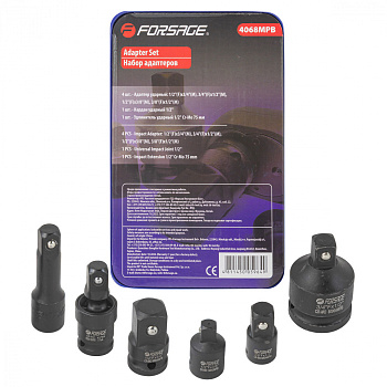Набор адаптеров ударных, 6 пр. Forsage F-4068MPB