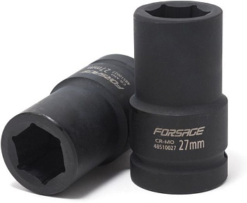 Головка ударная глубокая 100мм (6гр.) 1" Forsage F-485100100