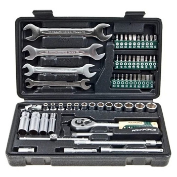 Набор инструмента  62пр. 1/4" (6гр.) (4-14мм) Forsage F-2622-5