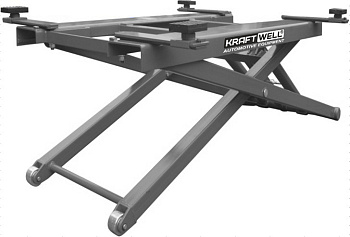 Подъемник ножничный г/п 2700 кг. мобильный KraftWell KRW2.7