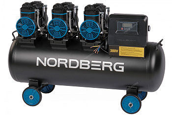 Компрессор поршневой безмасляный, объем 100 л, 750л/мин NORDBERG NCEO100/750