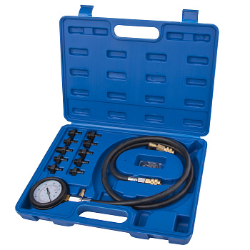 Набор замера давления масла двигателя с 10 адаптерами AV Steel AV-925010
