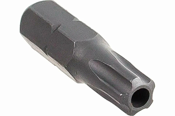 Бита TORX 1/4 TS27x25мм 5-лучевая с отверстием FORCE F122527 (F12F2527)