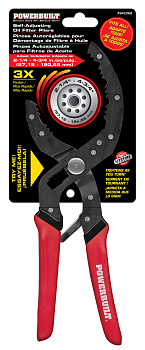 Съемник масляного фильтра саморегулирующийся(переставные клещи) 57,15мм-120,65мм POWERBUILT 942068R