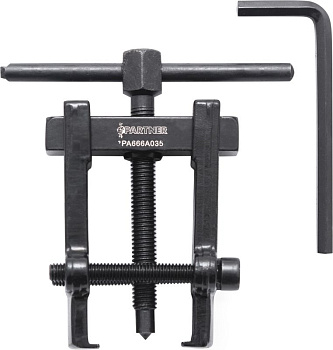 Съемник двухлапый усиленный с фиксацией стяжными болтами (Ø захвата: 19-35мм) Partner PA-666A035